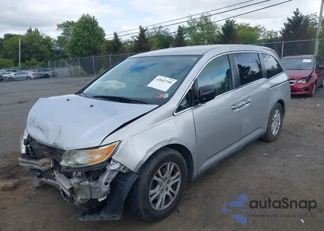 2013 Honda Odyssey Ex z USA, uszkodzony, nr VIN 5FNRL5H40DB032683